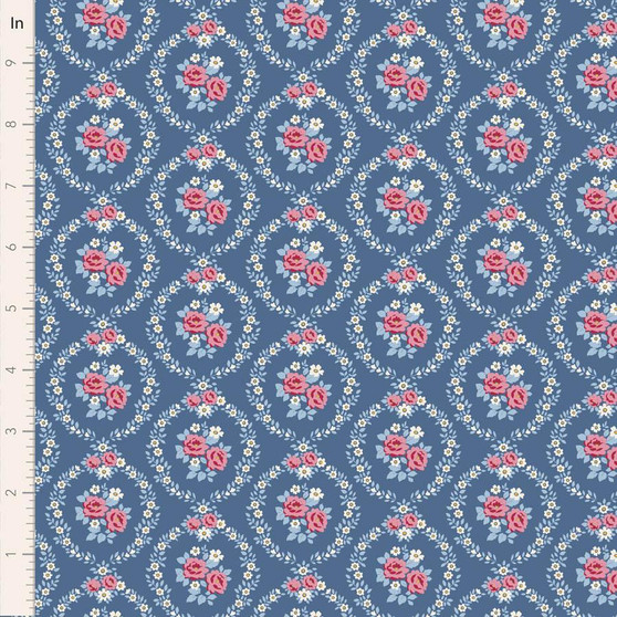 Tilda Village Life 100697 Mable Blue One Yard