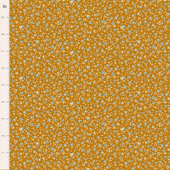Tilda Village Life 110174 Mae Ochre One Yard