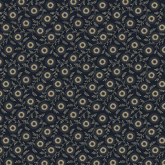 Sturbridge Village Charm R332194D Navy One Yard
