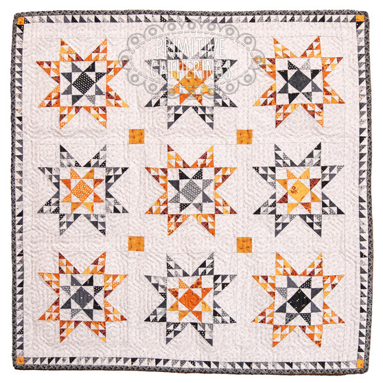 Monthly Minis QAL Quilt #27 Nine Autumn Stars PRI-2269 PRINTED PATTERN