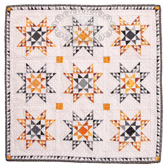 Monthly Minis QAL Quilt #27 Nine Autumn Stars PRI-2269 DOWNLOAD