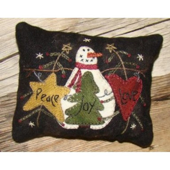 PRI-322 Peace, Love & Joy Pin Cushion