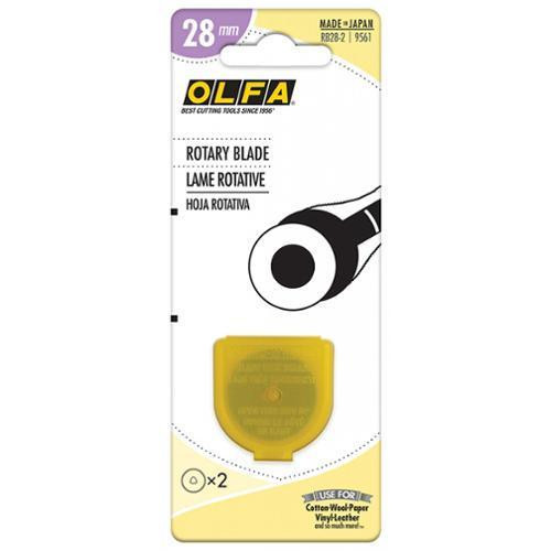 Olfa 28mm Rotary Blades 2 pack RB28-2