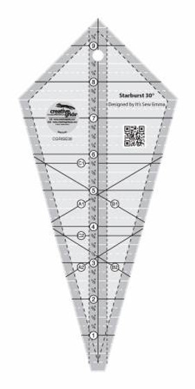 Creative Grids Starburst 30 Degree Triangle Ruler