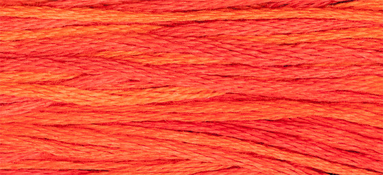 Weeks Dye Works Floss 2268 Fire-5yds