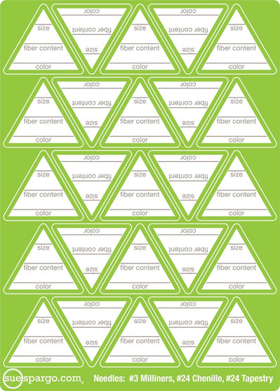 Embroidery Thread Winder ID Sticker Set