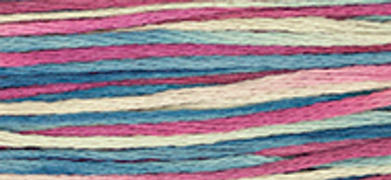 Weeks Dye Works Floss 4133 Old Glory-5yds