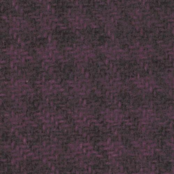 Hand Dyed Plum Houndstooth Wool