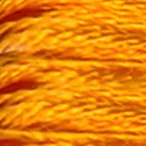 DMC Satin Thread  8M 1008F-S741 Medium Tangerine