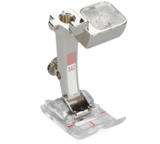 #34C Bernina Reverse-pattern Foot with Clear Sole