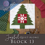 Joyful Gathering Quilt Along  Block Release #13 PRINTED