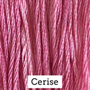 Classic Colorworks Hand Dyed Floss 5 yds Cerise