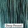 Classic Colorworks Hand Dyed Floss 5 yds Deep Fennel