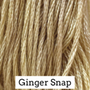 Classic Colorworks Hand Dyed Floss 5 yds Ginger Snap