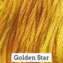 Classic Colorworks Hand Dyed Floss 5 yds Golden Star
