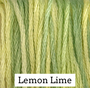 Classic Colorworks Hand Dyed Floss 5 yds Lemon Lime