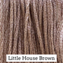 Classic Colorworks Hand Dyed Floss 5 yds Little House Brown