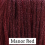 Classic Colorworks Hand Dyed Floss 5 yds Manor Red