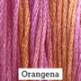 Classic Colorworks Hand Dyed Floss 5 yds Orangena