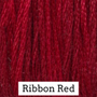 Classic Colorworks Hand Dyed Floss 5 yds Ribbon Red