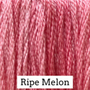 Classic Colorworks Hand Dyed Floss 5 yds Ripe Melon