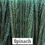 Classic Colorworks Hand Dyed Floss 5 yds Spinach