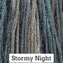 Classic Colorworks Hand Dyed Floss 5 yds Stormy Night