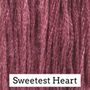 Classic Colorworks Hand Dyed Floss 5 yds Sweetest Heart