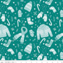 Ski Hill C14770 Teal One Yard
