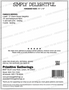 Simply Delightful PRI-929 Pattern Only W