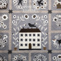 Black Star Flower Farm Pattern-Wool Applique Version PRI-2110