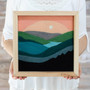 Moonlit Mountains by Felted Sky