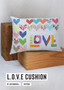 Love Cushion Pattern by Jen Kingwell