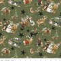 Northern Christmas C17830 Green One Yard