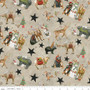 Northern Christmas C17830 Neutral One Yard