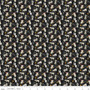 Northern Christmas C17833 Black One Yard