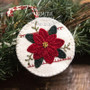 Festive Poinsettia Ornament PRI-2149 Pattern Only W