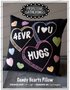 Candy Hearts Pillow PRI-808