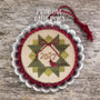 Cardinal Wreath Cross Stitch PRI-887