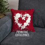 Heart Flower Pillow PRI-908