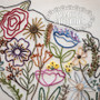 Wisconsin Flower Stitchery Pattern PRI-933
