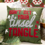 Tinsel In A Tangle Pillow