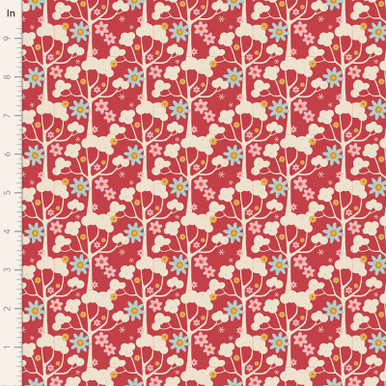 Tilda Jubilee 100542 Wildgarden Red One Yard