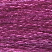 DMC 117-208 Filato Di Cotone Mouliné 6 Capì - Colore Lavanda Molto Scuro, 8,7 Yard (8 Metri) Per Ricamo E Punto Croce