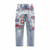 Lightstar Baggy Denim Washed Embroided Jeans