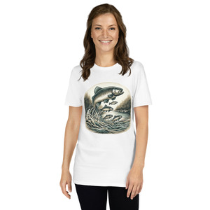 Unisex T-Shirt Softstyle (W) - Fish