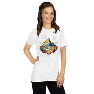 Unisex T-Shirt Softstyle (W)  - Rocky Mountain