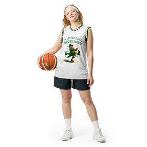 Unisex Basketball Jersey (W) - A Little Luck Number 5 Unisex Basketball Jersey (W) - A Little Luck Number 5
