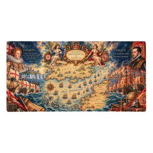 Gaming mouse pad - Spanish Armada