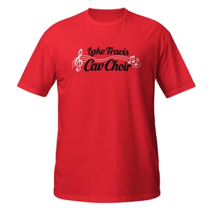 LTHS Choir TShirt Sample White Notes